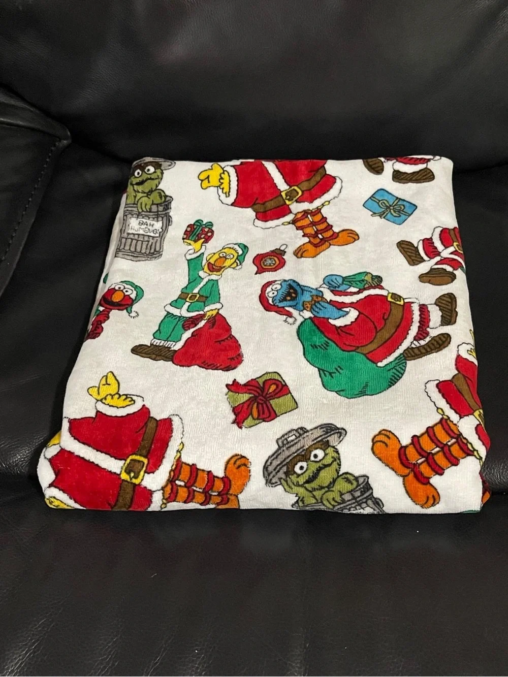 Christmas Sesame Street Bath Towel